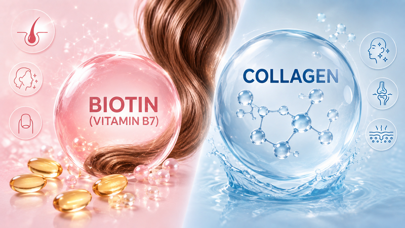 Biotin và collagen chỉ hỗ trợ dinh dưỡng và không thay thế thuốc điều trị bệnh lý