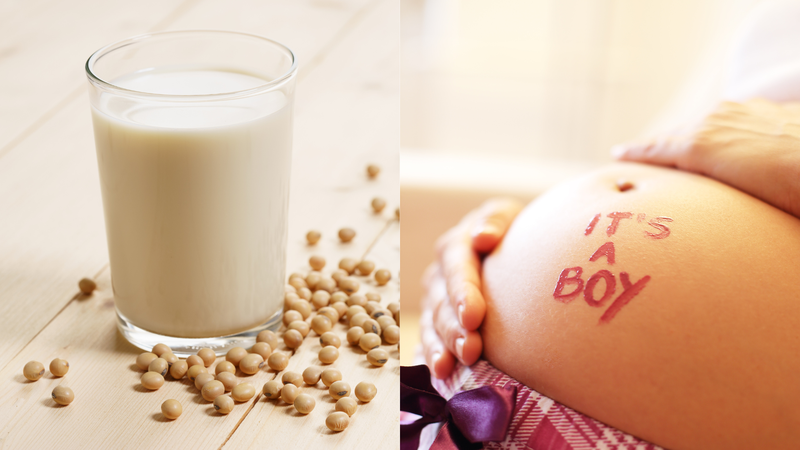 Nhiều mẹ bầu thắc mắc có thai bé trai có nên uống sữa đậu nành không