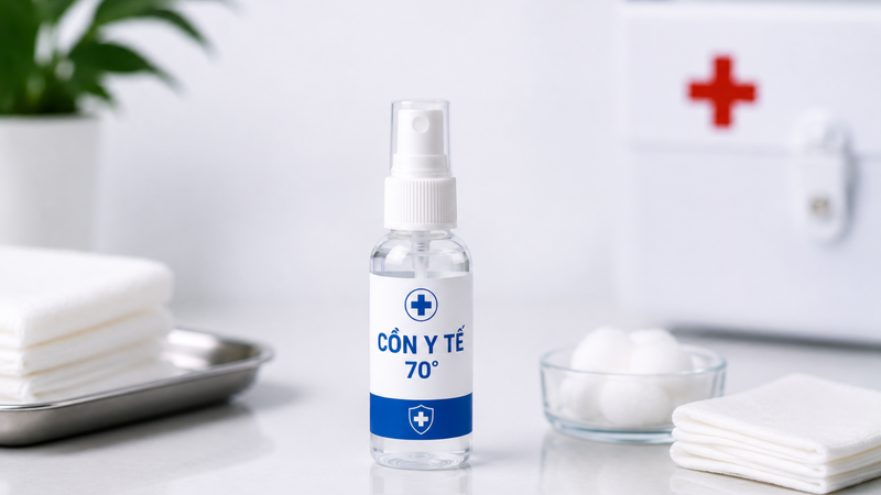 Đọc kỹ nhãn sản phẩm để phân biệt cồn công nghiệp và cồn y tế