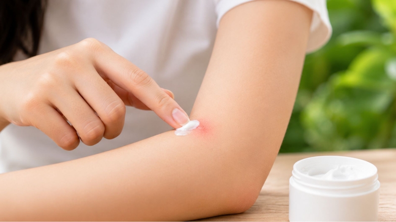 Tinh dầu có thể hỗ trợ làm dịu cảm giác ngứa do côn trùng đốt nhẹ