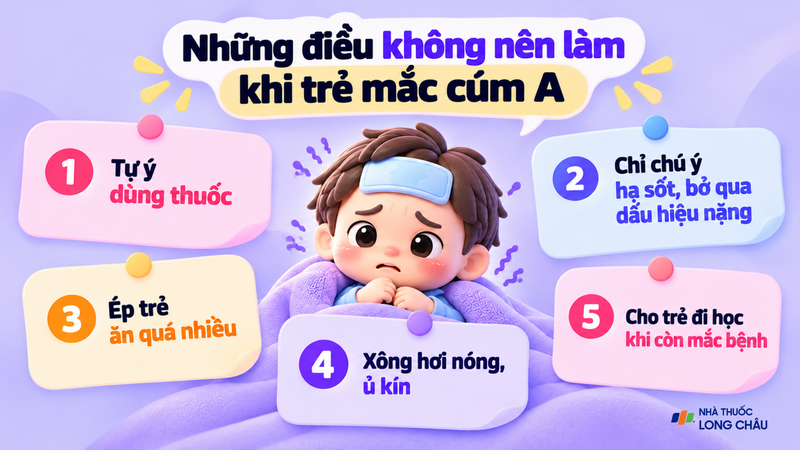Chăm sóc không phù hợp có thể khiến tình trạng cúm A trở nên nghiêm trọng