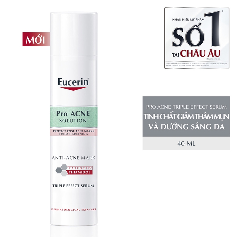 Cùng review kem trị mụn Eucerin Pro Acne Solution 1