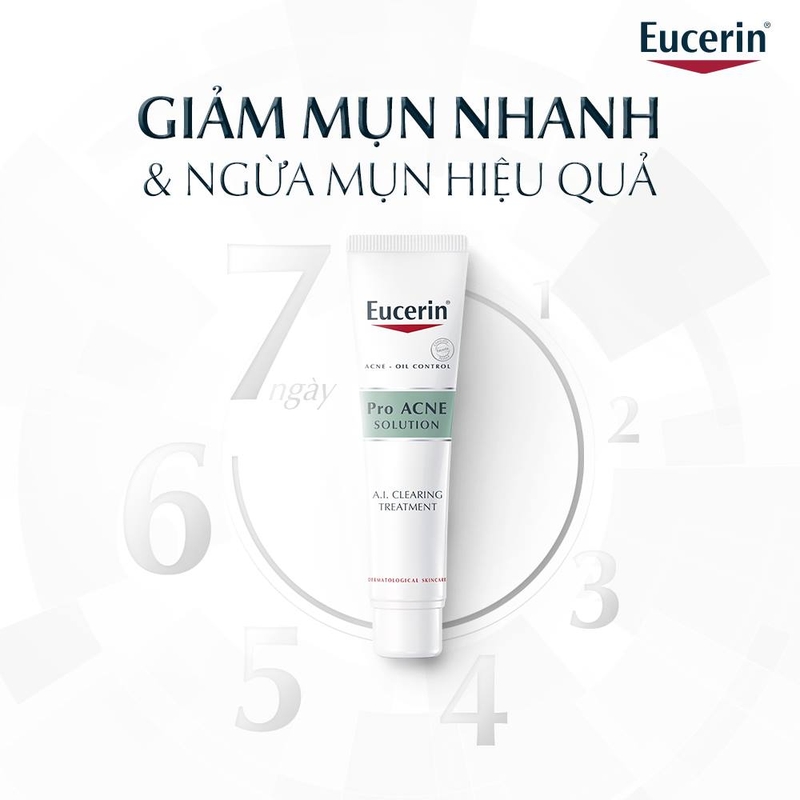 Cùng review kem trị mụn Eucerin Pro Acne Solution 2