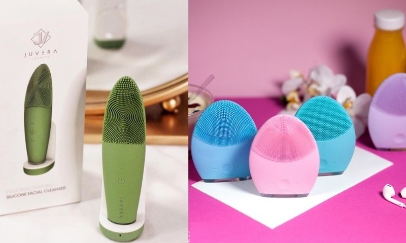 Cùng so sánh máy rửa mặt Foreo và Juvera xem loại nào tốt hơn2