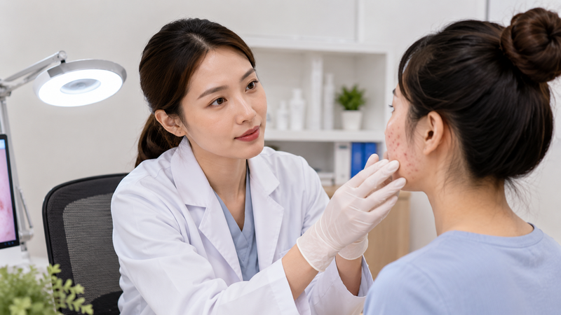 Thăm khám bác sĩ da liễu khi xuất hiện tình trạng kích ứng da