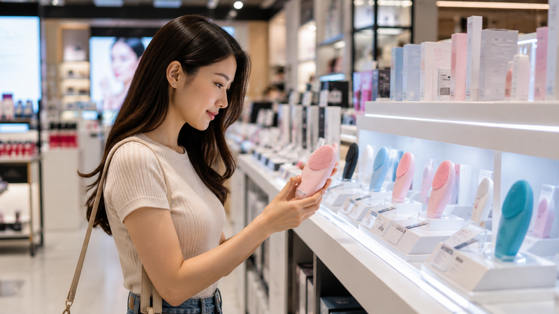 Chọn máy rửa mặt phù hợp giúp làm sạch da mụn an toàn hơn