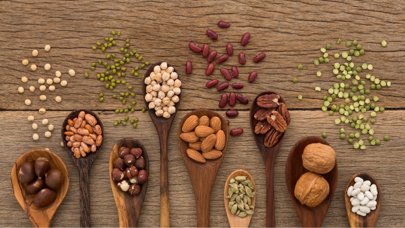 Các loại đậu chứa hàm lượng đạm thực vật cao