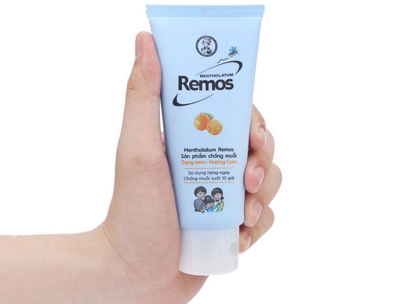 Kem chống muỗi Remos không dùng cho trẻ dưới 4 tuổi