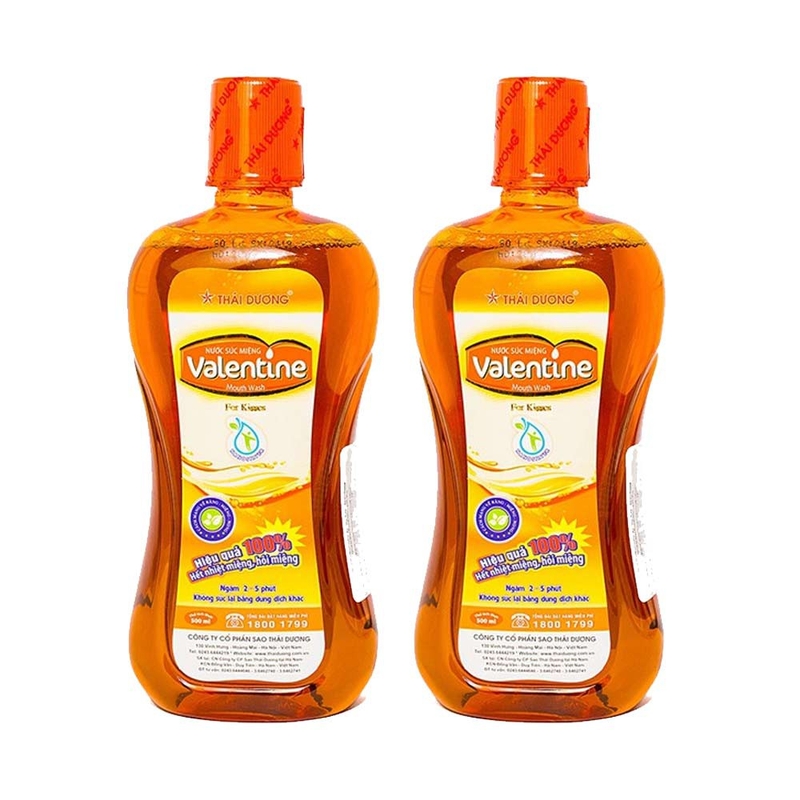 Nước súc miệng Thái Dương Valentine