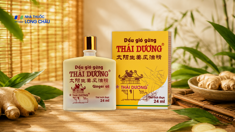 Dầu gió gừng Thái Dương