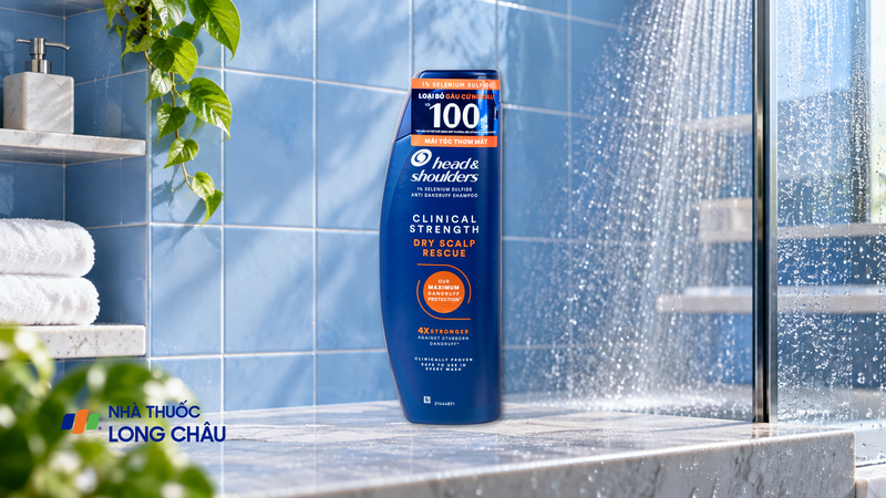 Dầu gội Head & Shoulders Clinical Strength Dry Scalp Rescue