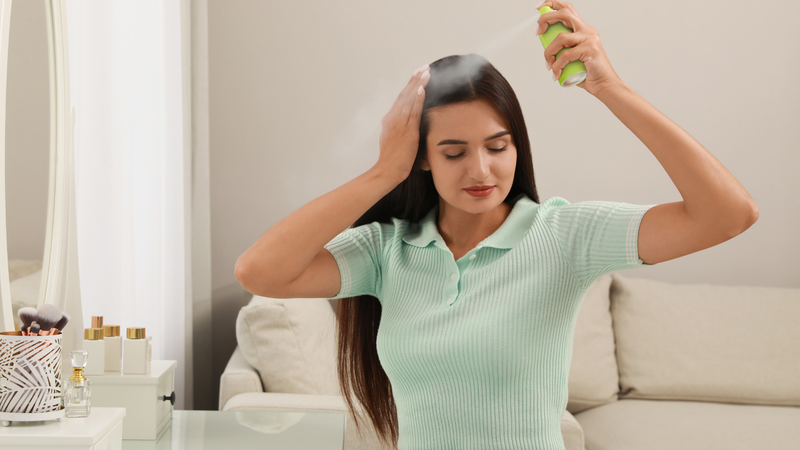 Dầu gội khô chỉ là một giải pháp tạm thời