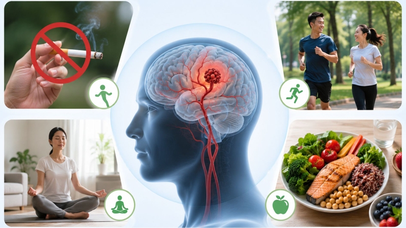 Duy trì lối sống lành mạnh giúp hạn chế nguy cơ hình thành cục máu đông trong não