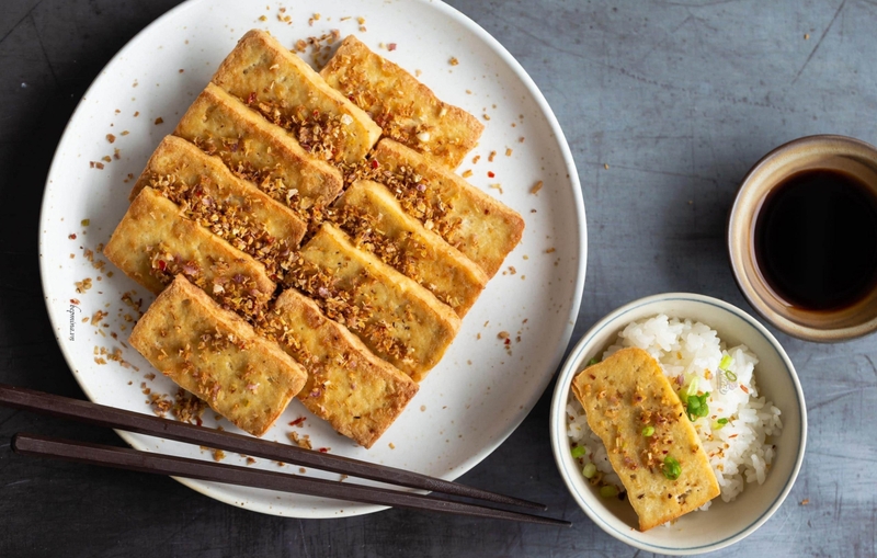 Đậu hũ chiên bao nhiêu calo 1