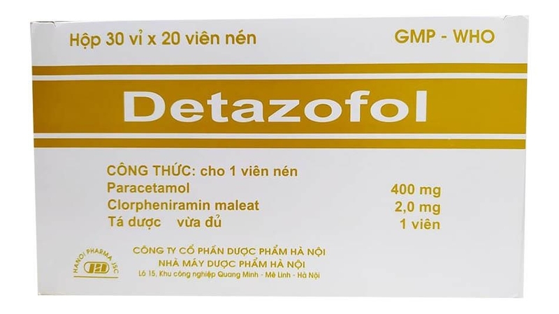 Detazofol là thuốc gì? Những điều lưu ý khi sử dụng thuốc Detazofol 1