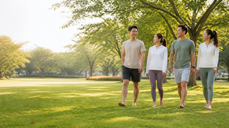 Tiếp xúc trực tiếp với mặt đất giúp bàn chân nhận biết bề mặt và cung cấp thông tin cảm giác hỗ trợ kiểm soát tư thế, thăng bằng