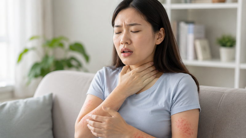 Dị ứng thuốc nặng có thể gây tổn thương da và nội tạng