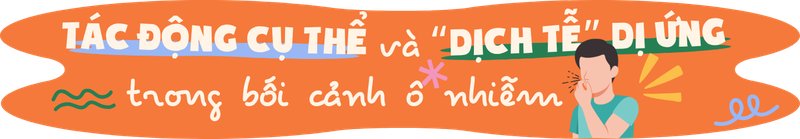 Dị ứng trong thời đại ô nhiễm: Nguyên nhân, tác động và cách bảo vệ sức khỏe h2 3