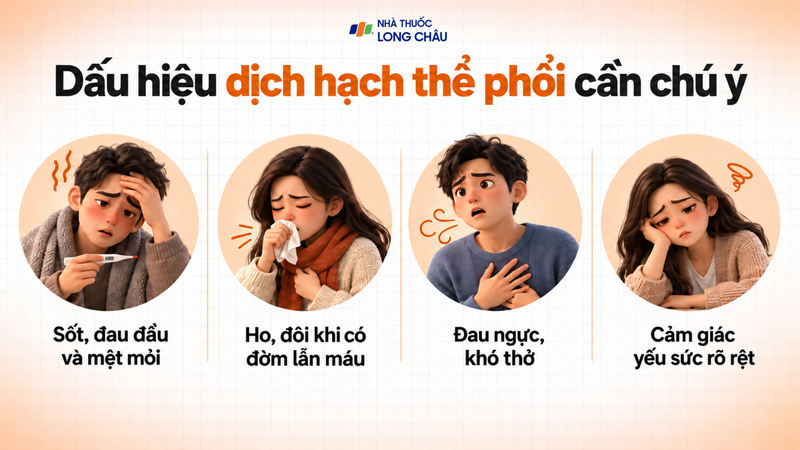 Các triệu chứng của dịch hạch thể phổi có thể gây nhầm lẫn với một số bệnh thông thường