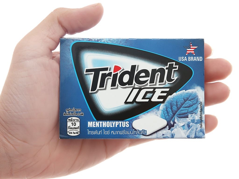 Kẹo cao su không đường tốt cho răng: Trident Ice