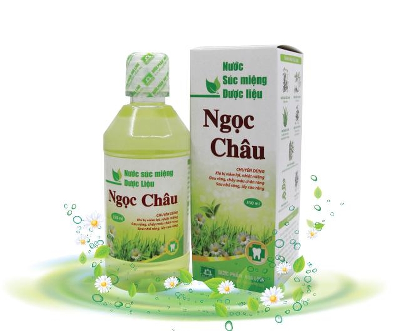 Nước súc miệng Ngọc Châu trị nhiệt miệng
