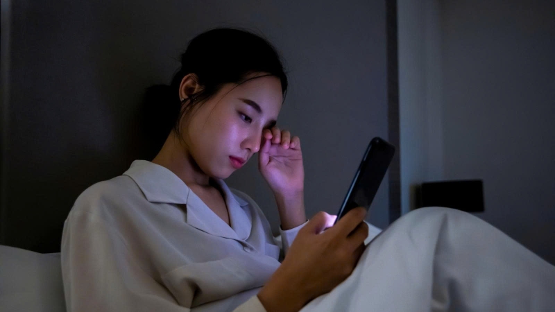 Coi điện thoại quá nhiều có thể làm tăng nguy cơ mắc các bệnh liên quan đến điểm vàng và ảnh hưởng đến thị lực lâu dài