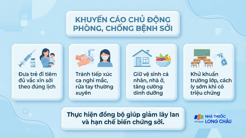 Ngành Y tế Điện Biên khuyến cáo chủ động phòng, chống bệnh sởi