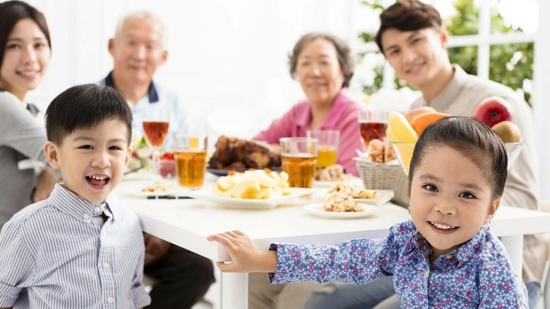 Cần quan tâm đến chế độ ăn uống cho cả gia đình trong dịp Tết