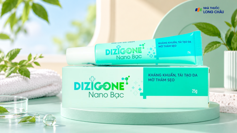 Dizigone Nano Bạc là sản phẩm dùng ngoài da
