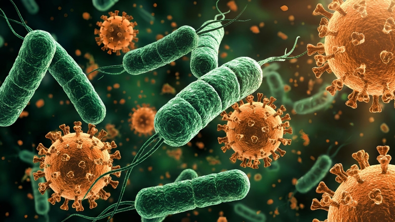 Virus hoặc vi khuẩn là một trong những nguyên nhân gây nhiễm trùng đường hô hấp