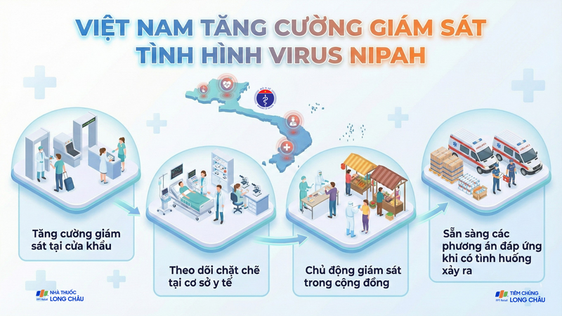 Dù chưa ghi nhận ca mắc, Việt Nam tăng cường giám sát tình hình virus Nipah