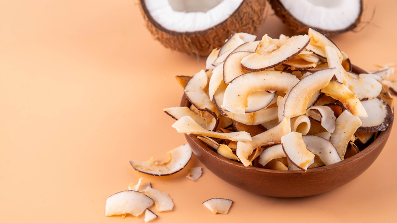 Dừa sấy khô chứa lượng khoáng chất dồi dào