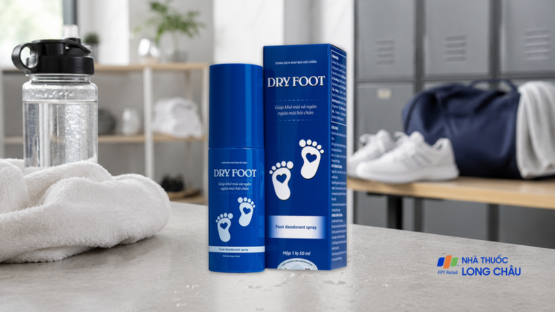 Dung dịch khử mùi hôi chân Dry Foot