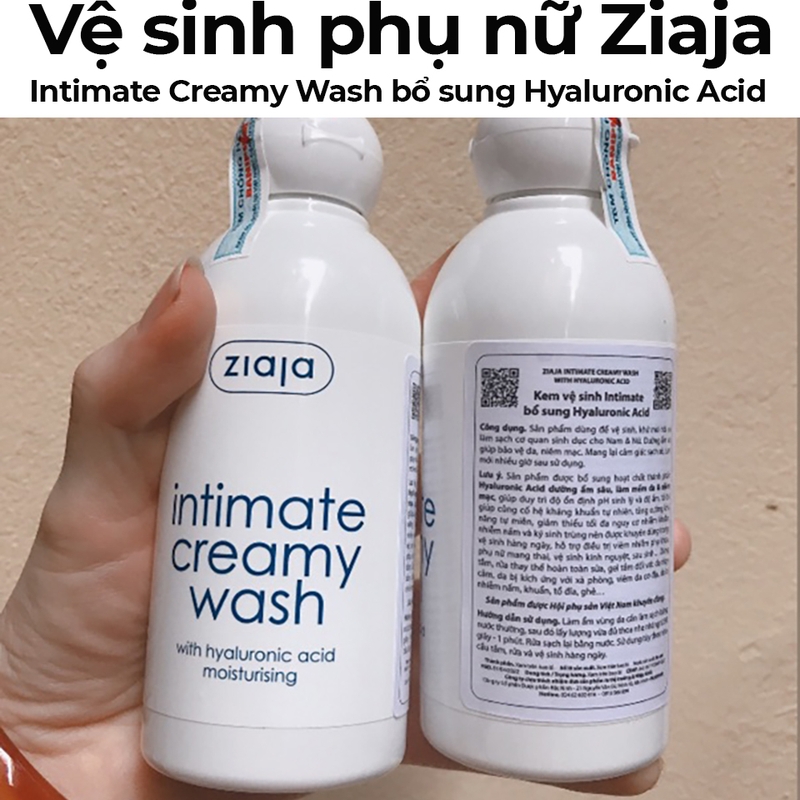 Dung dịch vệ sinh cho bà bầu bị viêm: Ziaja Intimate