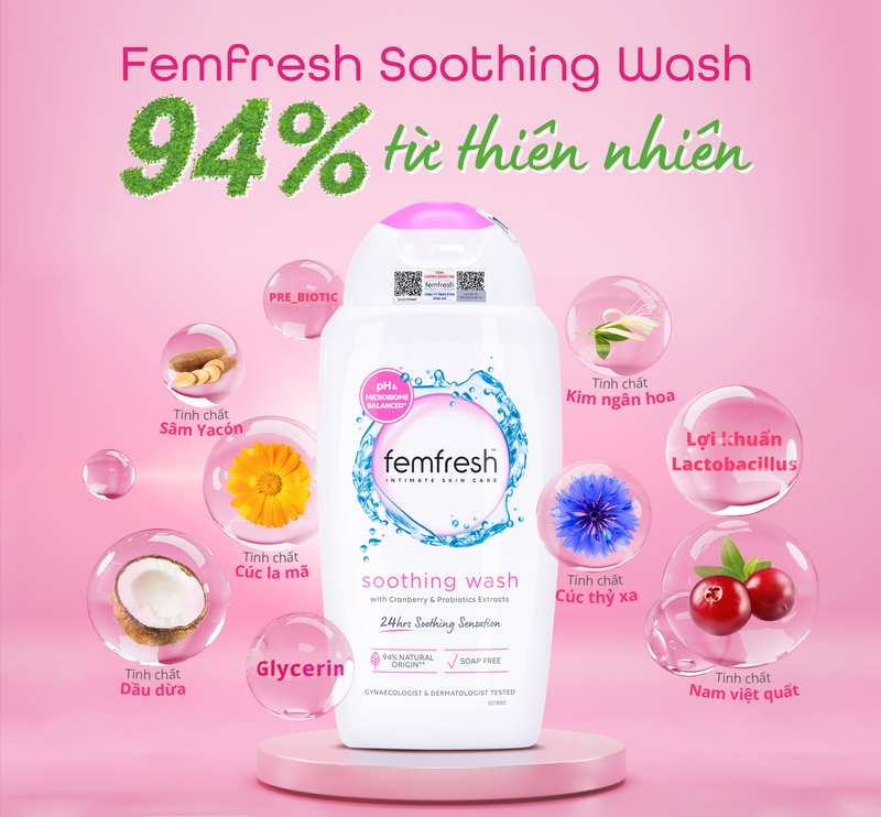 Tìm hiểu dung dịch vệ sinh Femfresh: Công dụng từng màu ra sao? 3
