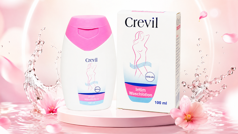 Crevil giúp làm sạch dịu nhẹ, phù hợp vùng kín nhạy cảm