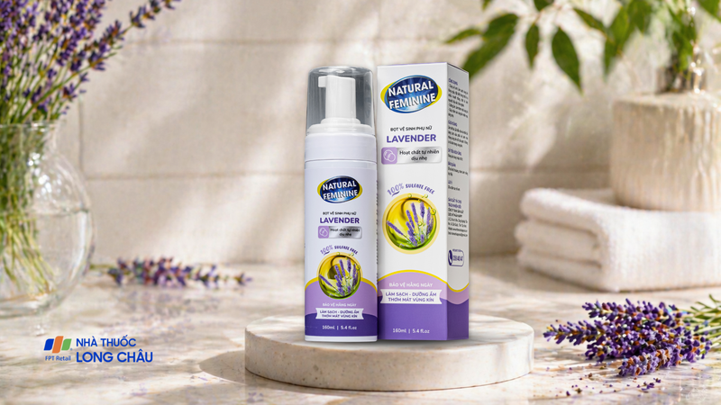 Bọt vệ sinh phụ nữ Lavender Natural Feminine