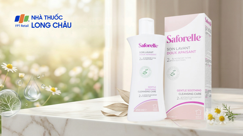 Dung dịch vệ sinh phụ nữ Saforelle Gentle Soothing Cleansing Care chính hãng
