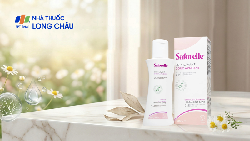 Dung dịch vệ sinh phụ nữ Saforelle Soin Lavant Doux Apaisant 100ml