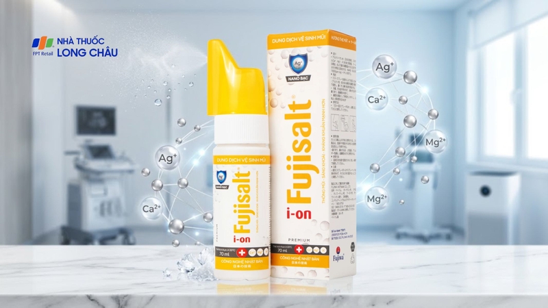 Xịt mũi nano bạc ion Fujisalt 70ml