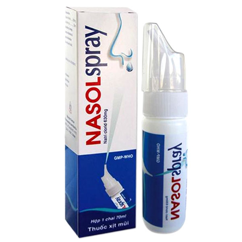 Thuốc xịt mũi dạng bơm phun sương Nasolspray có khả năng len lỏi sâu vào từng ngóc ngách của mũi, giúp làm sạch hiệu quả