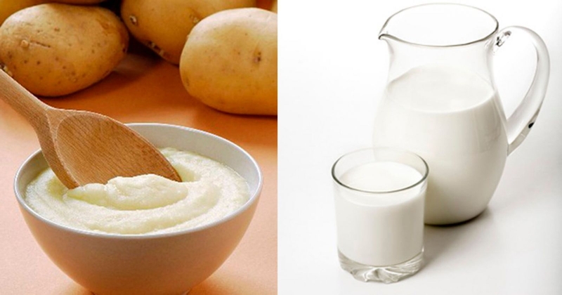 Dưỡng da trắng hồng bằng sữa tươi đơn giản