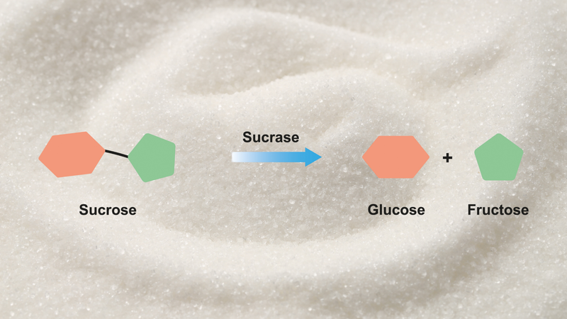 Sucrose là đường đôi được tạo thành từ hai phân tử đường đơn là glucose và fructose