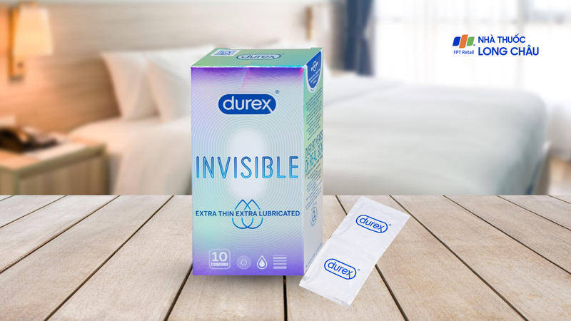 Bao cao su Durex Invisible Extra Thin Extra Lubricated
