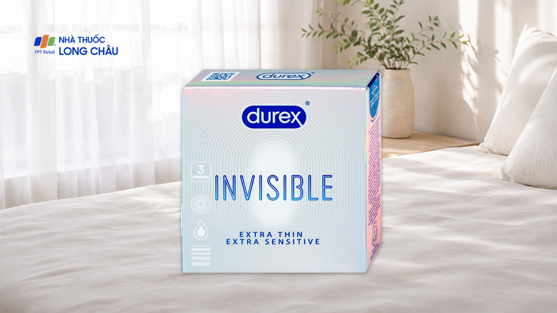 Bao cao su Durex Invisible Extra Thin Extra Sensitive