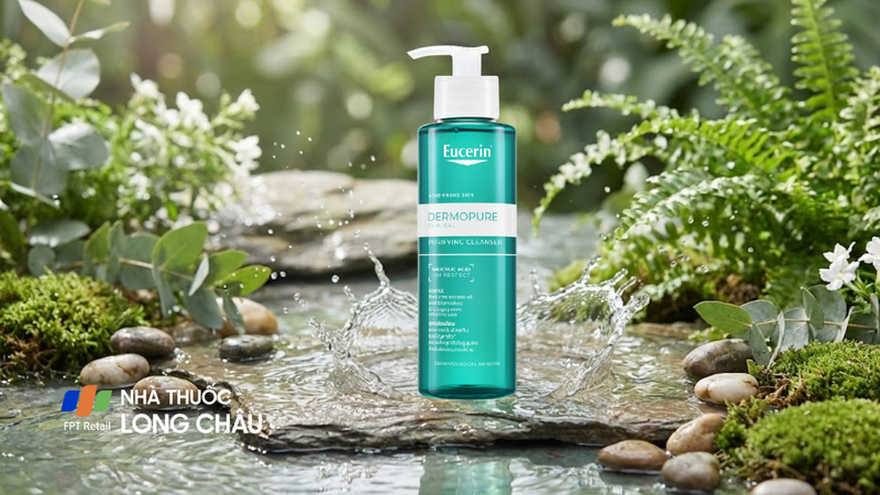 Gel rửa mặt Eucerin Pro Acne Cleansing Gel 88970 dành cho da nhờn, mụn (200ml)