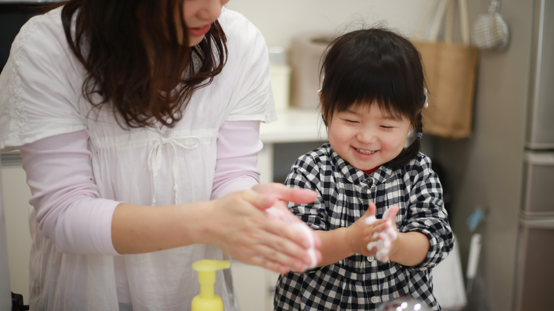 Vệ sinh tay giúp phòng lây nhiễm EV71
