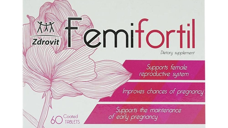 Femifortil - Sản phẩm hỗ trợ cho phụ nữ hiếm muộn hoặc phụ nữ có thai, phụ nữ cho con bú 1