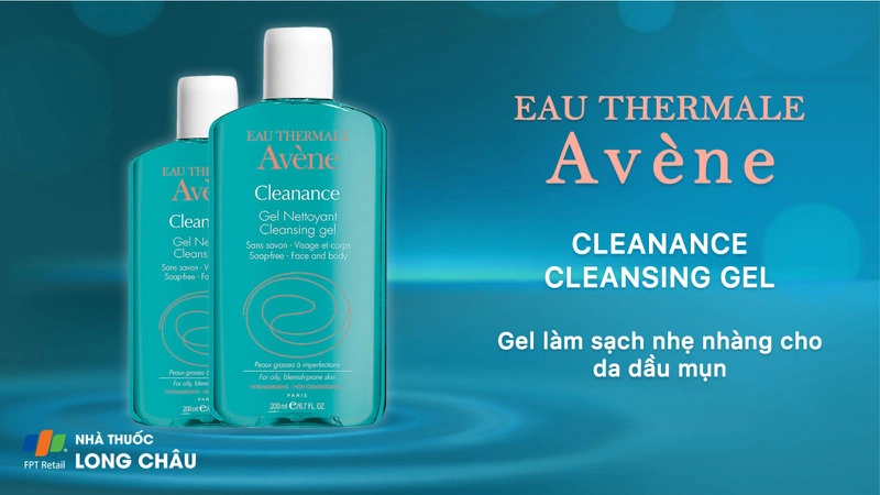 Gel rửa mặt cho da nhờn mụn Eau Thermale Avène Cleanance Cleansing Gel 200ml 2