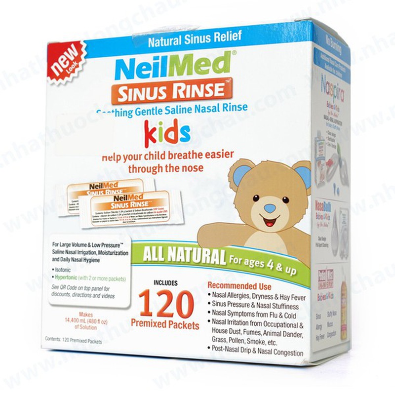 Muối Rửa Mũi Neilmed Sinus Rinse Kids 120 Gói